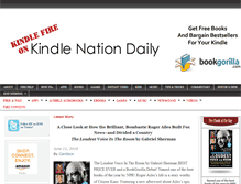 Tablet Screenshot of fire.kindlenationdaily.com